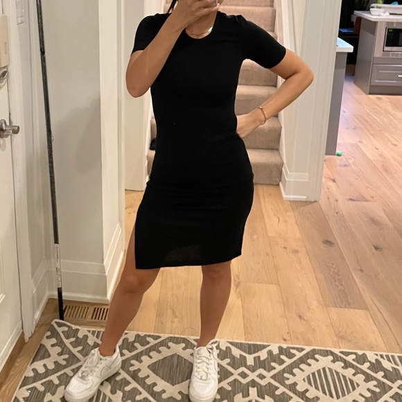 Aritzia Wilfred Free Black bodycon dress XS - Picture 3 of 4